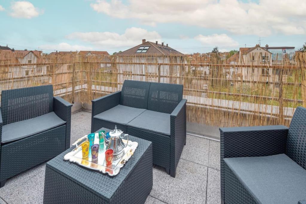 L'excellence-8min Aeroport-terrasse-parking Prive * Lingolsheim